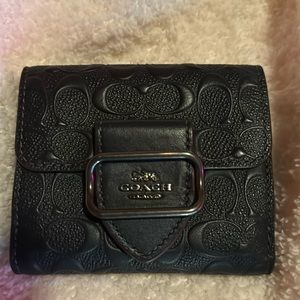 EUC Coach Small Morgan Wallet in Signature Leather
